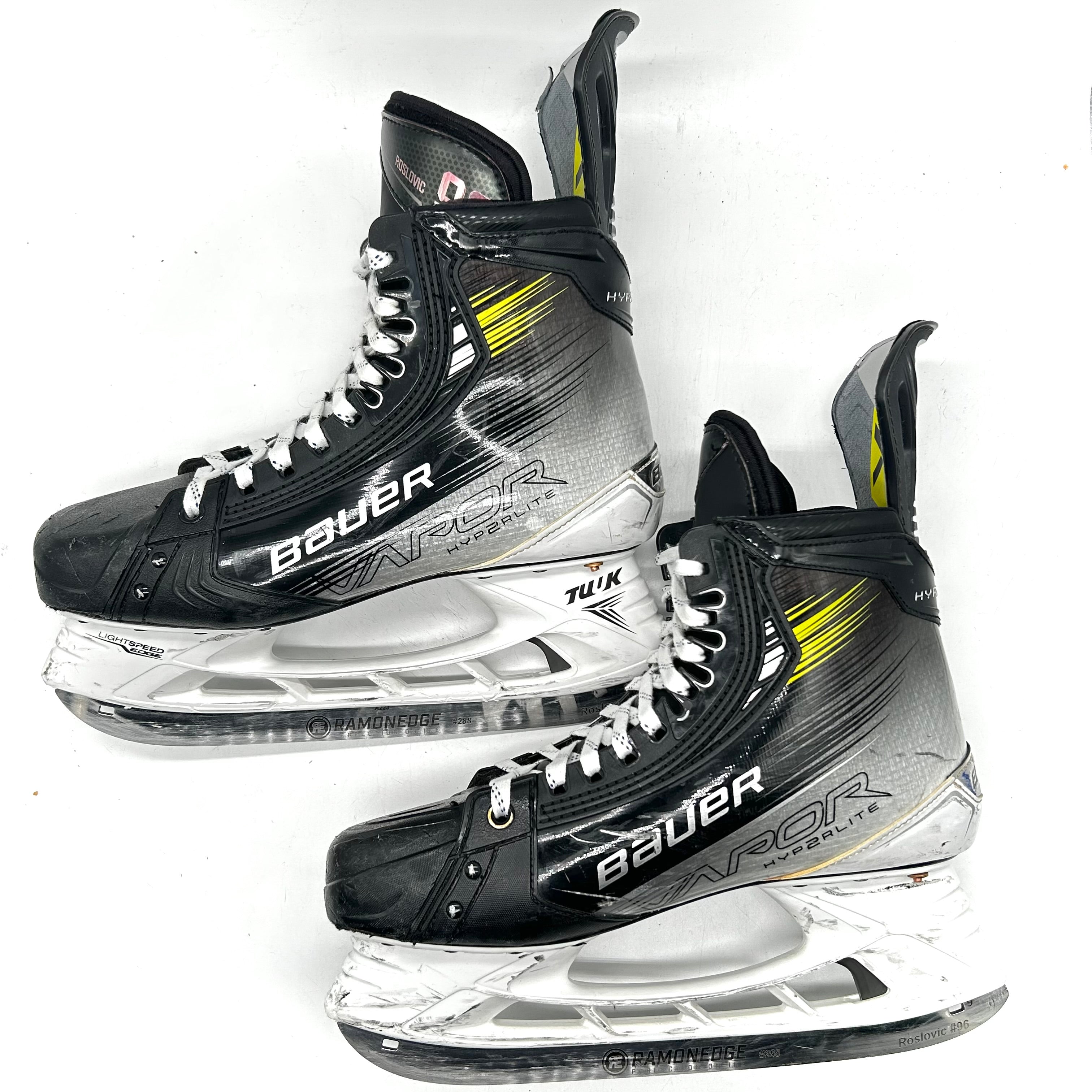 Bauer Vapor Hyperlite 2 - Patins NHL Pro Stock d'occasion - Jack Roslovic - Taille 9,5 #2